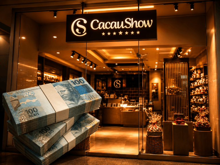 Royalties da franquia Cacau Show: como funciona o modelo 50% que confunde todo franqueado