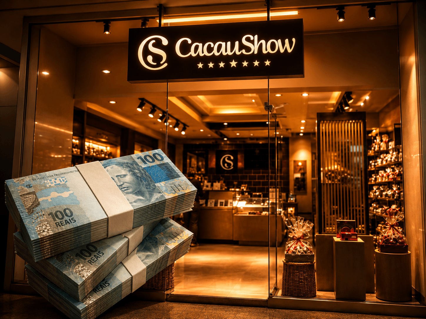 Royalties da franquia Cacau Show: como funciona o modelo 50% que confunde todo franqueado