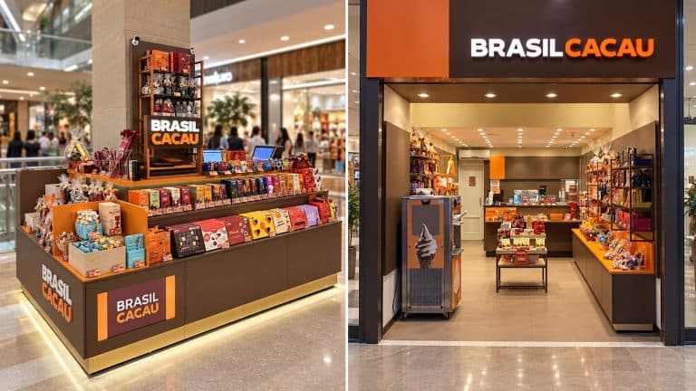 Franquia Brasil Cacau: Quiosque ou Loja? | Franquia.com.br